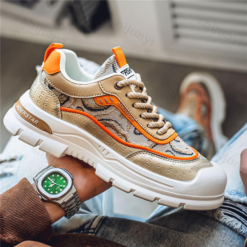 Fashion Low Top Sports Casual Shoes for Men 2025 New Summer Fashion Trend Mesh Breathable Thick Soled Shoes Comfortable Chunky sneakers