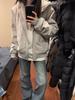 Unisex American-Style Hooded Leather & Cotton Jacket with Fur Collar - Thick, Warm, Winter Coat