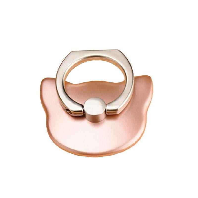 

Adjustable Finger Grip Metal Ring Stand For Phones And Tablets 360 Rotation Silver Cat Rose Golden