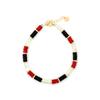Bracelet - Luxenter - Siraba - Argent 925 - finition or jaune 18k - Corail