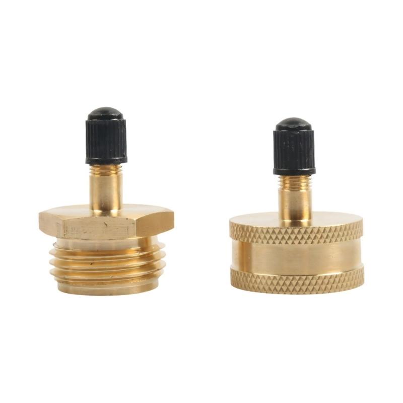 Universal 3/4 Inch GHT Brass Air Connection Water Structure Parts Fitting for Camping Water Pipe Drainage & Anti Freeze