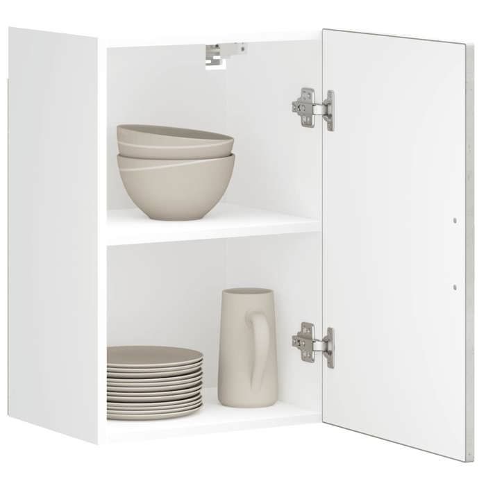 VidaXL Armoire murale de cuisine Porto gris béton bois d'ingénierie 854031