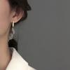925 Silver New Trendy O-Shape Square Hoop Earrings Temperament Simple Charm Elegant Jewelry Accessories