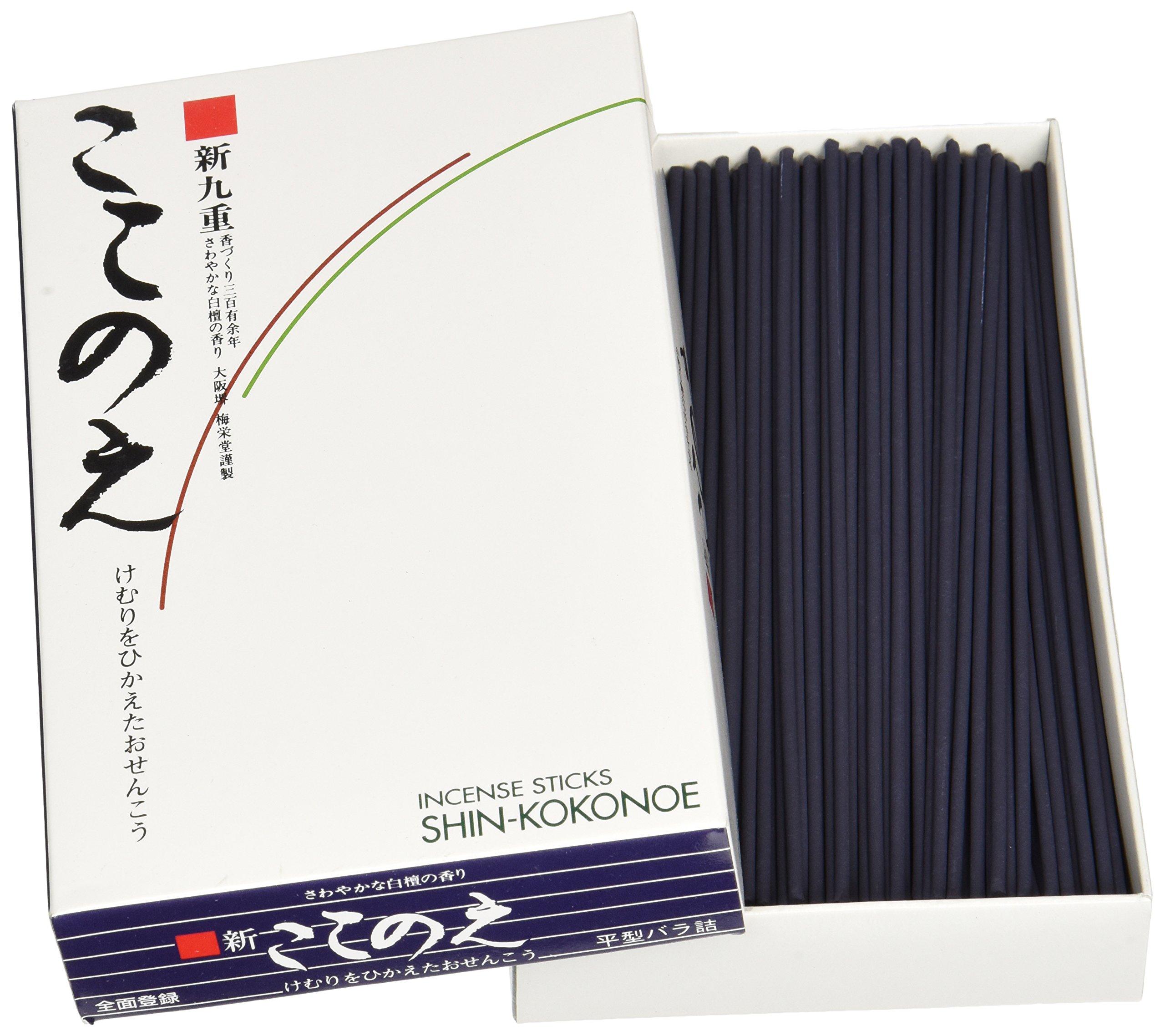 

Kobunki Baieido Incense Sticks, New Konoe, Short Flat Type, Loose Pack