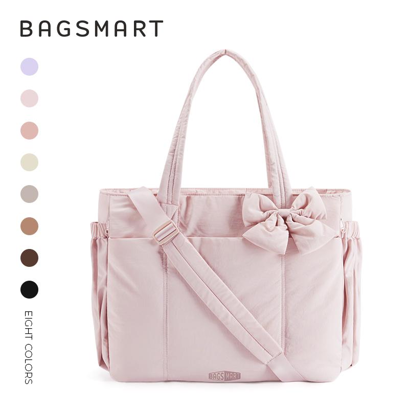 Women Large Capacity Tote Bag Versatile Commuter Handbag With Multi Pockets Shoulder Messenger Sports Bag