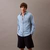 Calvin Klein Comfortable Minimalist Pointed Collar Denim Button-Up Shirt Men Shirts Blue 40BM796-450
