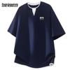Mark Fairwhale Men's Chinese Style Panda Print Cotton T-Shirt
