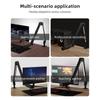 Desktop Microphone Boom Arm with LED Fill Light 2700K-6500K & Remote Control Desk Mount Mic Stand