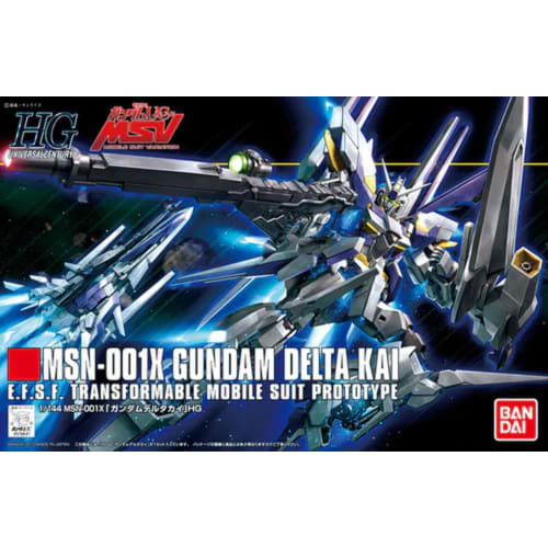 HGUC 1/144 MSN-001X Gundam Delta Kai (Mobile Suit Gundam UC MSV)