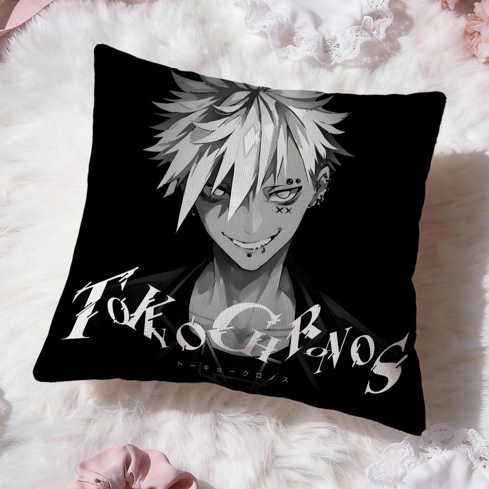 anime TOKYO CHRONOS Cushion Cover Premium Comfort Reversible Pillow Cove -Two in One Design for Any Room & Car Interior