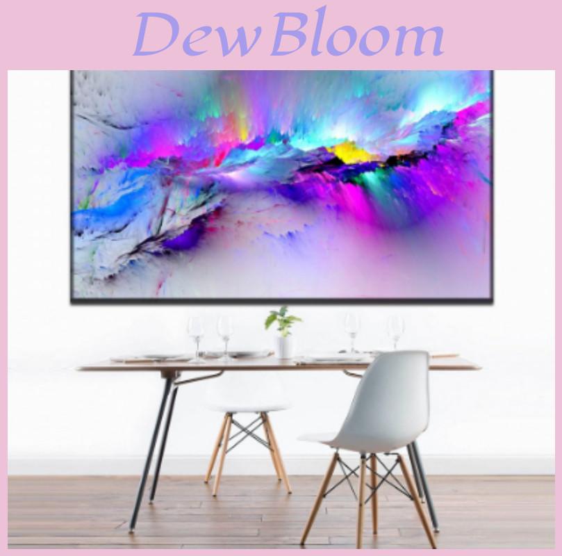 Abstract Clouds Canvas Oil Painting Wall Pictures Room Decor 50x90cm**