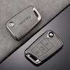 TPU Leather Car Remote Key Case Fob Cover Holder Shell For Volkswagen VW Polo Golf 7 MK7 Tiguan Passat Jetta E-golf AccessoriesBR2