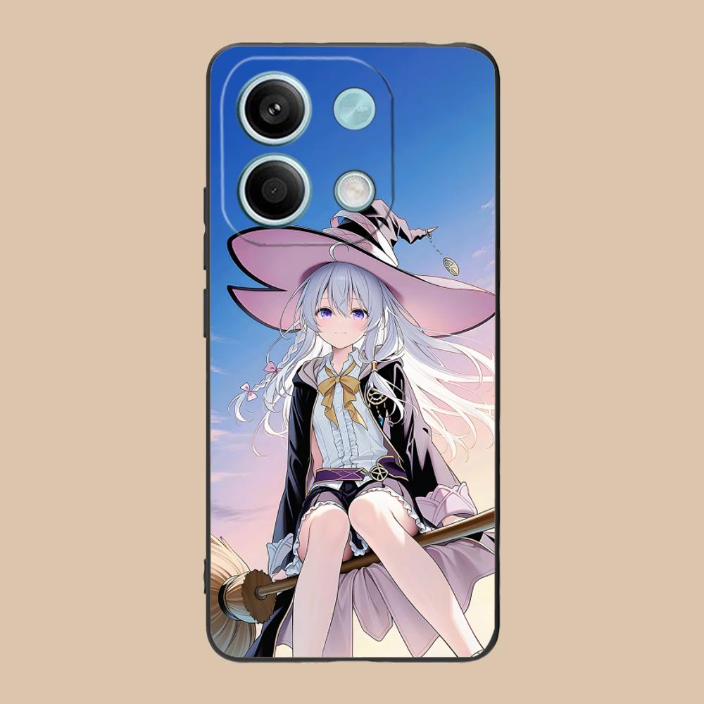 Wandering Witch Elaina Matte TPU Mobile Phone Case for Xiaomi 15 14 13 12 Mi 11 T Ultra Lite Pro S X 5G Colorful Printing Cover