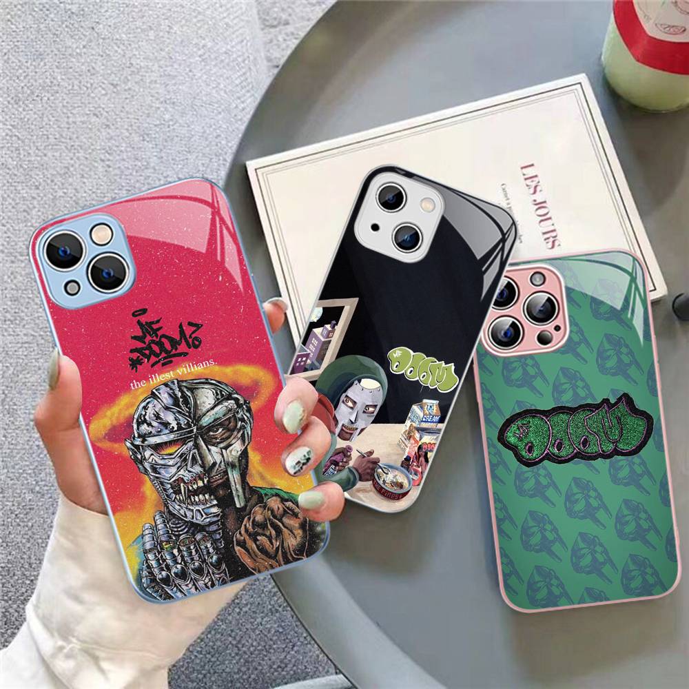 M-MF D-DoomS Band For IPhone 14 13 12 Mini 11 Pro XS Max X XR 14 Plus Tempered Glass Cover