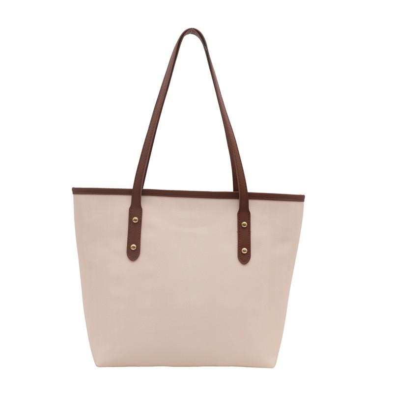 Fashionable Large Capacity Tote Bag For Women Stylish Casual Shoulder Bag With Polyester Lining
