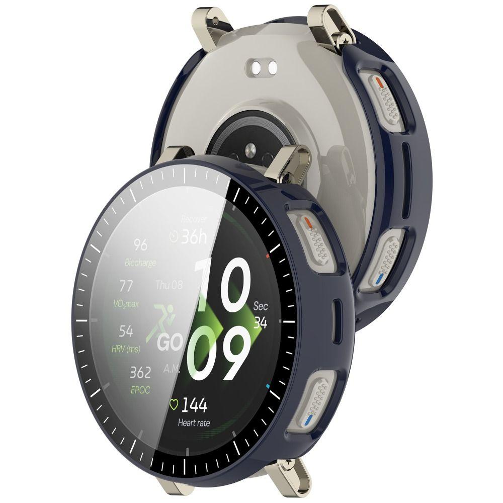 PC+Tempered Screen Protector Cover Shell for Amazfit Active 3 Premium Smart Watch Accessories