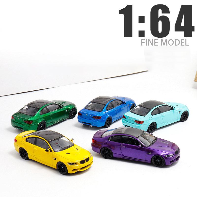 FM 1:64 M3 E92 Alloy Car Diecasts & Toy Vehicles Car Model Miniature Scale Model Car For Children