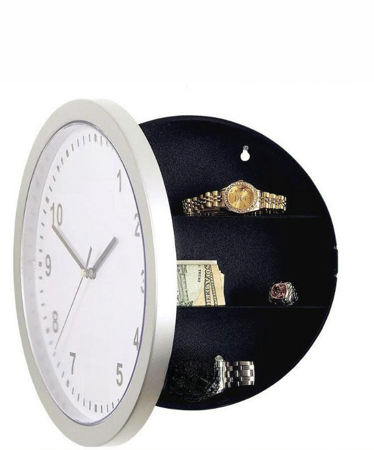European Style Wall Clock with Hidden Jewelry Storage – Decorative and Personalized Home Décor