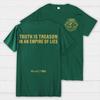 Orwell 1984 Impression Avant et Arrière Coton Été Décontracté Cool Lâche T-shirt