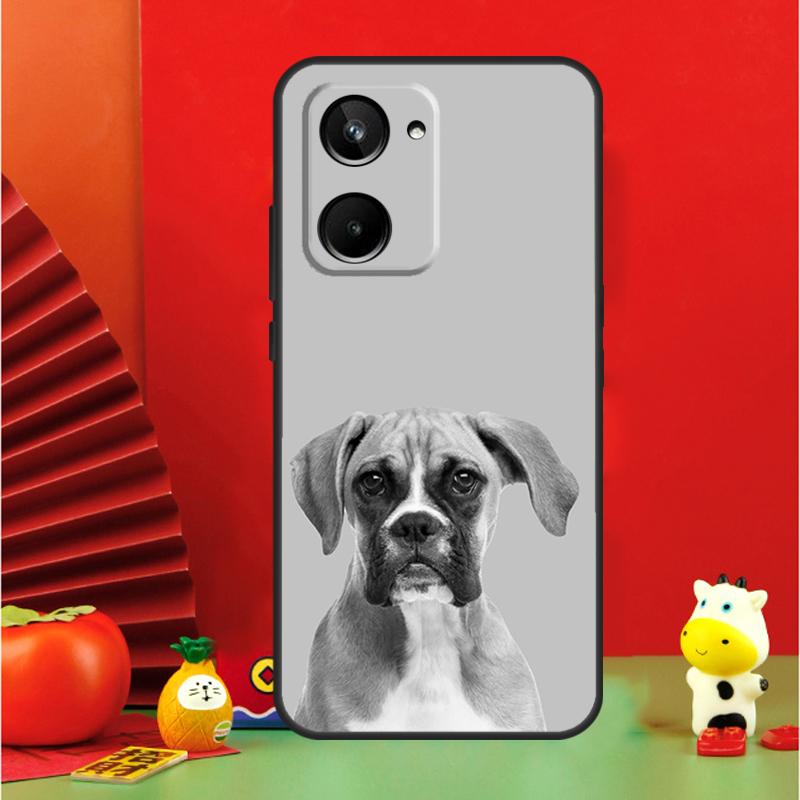 Cute Boxer Dog Puppy For Realme 10 11 12 13 14 Pro Plus 15 GT7 Pro GT6 C65 C67 C63 C61 C55 C51 C53 C35 C75 Case
