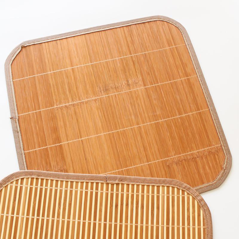 Summer Random Bamboo Cool Mat Breathable Seat Cushion Home And Office Chair Cool Mat Bamboo Silk Dining Chair Cushion