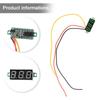 1pc Voltage Table Digital Display LED Minimun Measurement Reverse Connection Reverse Protection DC Voltmeter Head