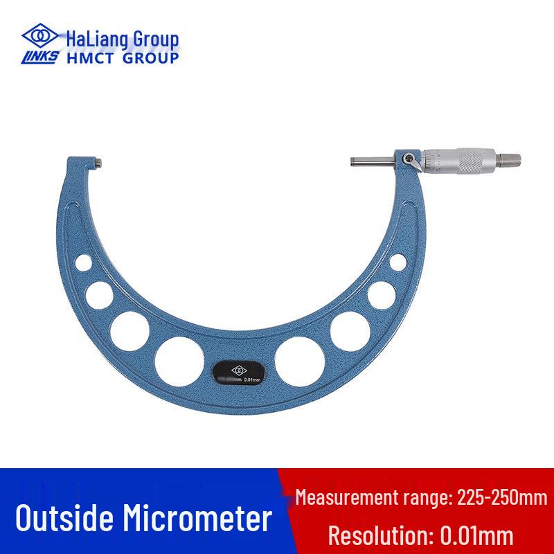 HaoLiang High Precision Outside Micrometer 0-100MM, 0.01MM Accuracy