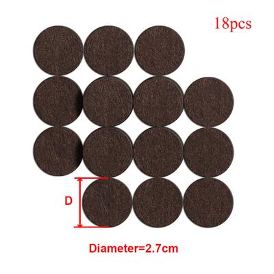 Anti Noisy Felt Sticker Sofa Back Bumper Floor Protector Anti-slip Mat Furniture Leg Pad Chair Fitting