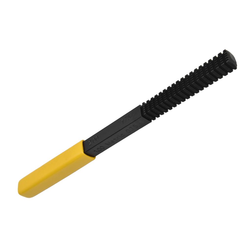 Thread File Screw Thread Restoring Tool Repair Accessory with Detachable Handle for Home Decoration Maintenance