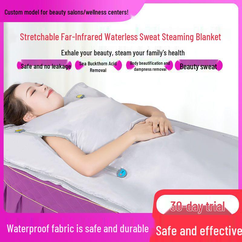 Xu Can Full Moon Home Sauna: Full Body Dehumidifying Sauna Box and Acid Expelling Blanket