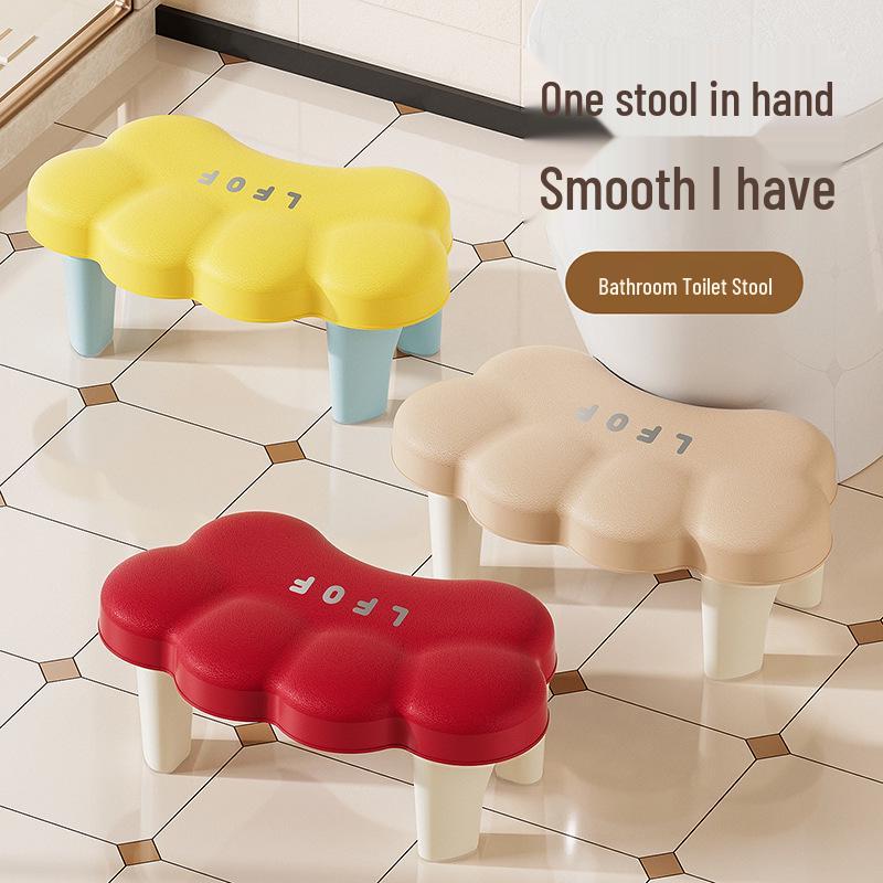High-End Children's Creative Cloud Footstool: Thickened Low Stool for Bathroom and Pregnant Women's Footrest