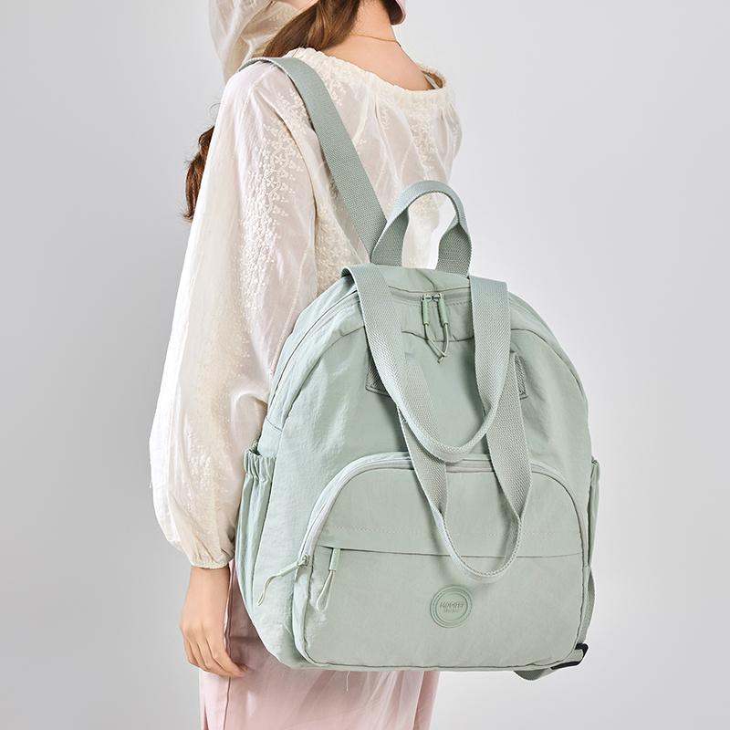 Women's Travel Backpack Lightweight Water-repellent Nylon Bag Large Capacity Backpack