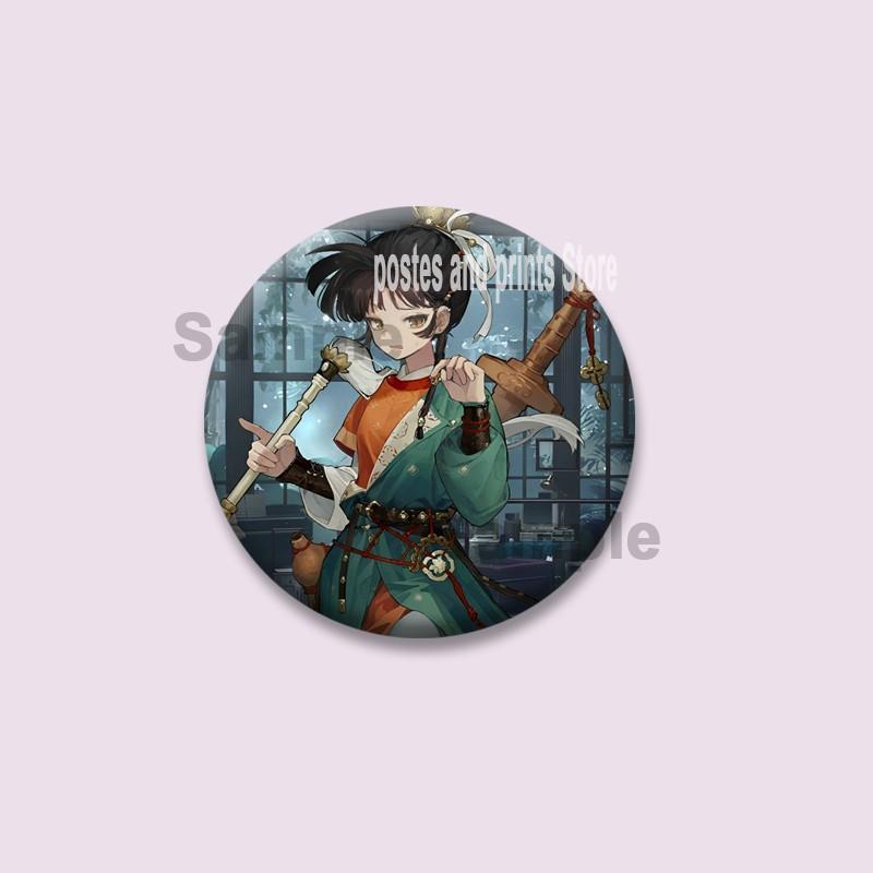 Anime Game Reverse 1999 Circular Brooches Cartoon Character Enamel Pins Backpack Clothing Hat Jewelry Badge Accessory XMAS Gifts