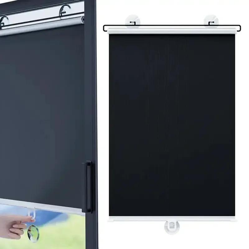 Car Side Folding Sunshade Retractable Car Front/Rear Window Sunshades Mesh UV Protect Curtain Foldable Auto Truck SunShield
