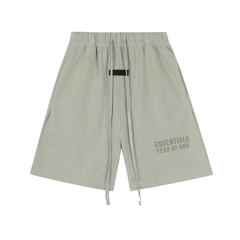 FOG ESSENTIALS Unisex Loose Silicone Print Casual Shorts