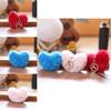 Plush Stuffed Animal Keychain Ultra Soft Short Plush Pp Cotton Cute Heart Design Gift For Girls