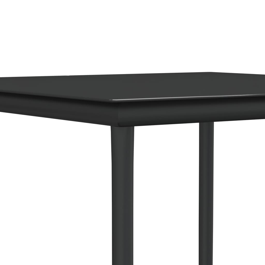 Vidaxl 5-Cz. Gartenmöbel-Set mit Kissen, Polyrattan und Stahl