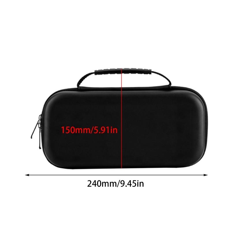 Shockproof Storage Box for Handheld Console Hard Pouch EVA Bag with Card Slot Scratchproof Travel Carry Case