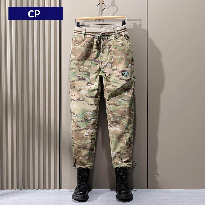 

Men s Camouflage Tactical Work Pants - Wear-Resistant Spring/Autumn Outdoor Casual Straight-Leg Labor Protection Clothing 180 (Suggested 70-80 kg)