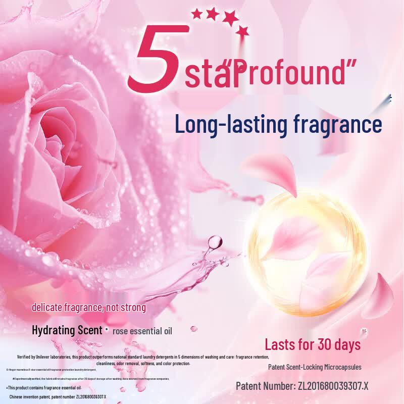 OMO 5-Star Essential Oil Laundry Detergent, Sicilian Bergamot Jasmine