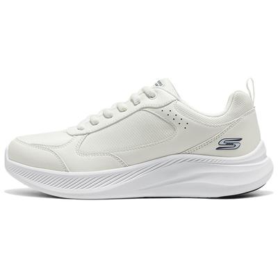 Bobs Moda Flex PU Mesh Comfortable Lightweight Breathable Supportive Lightweight Rebound Low Top Casual Shoes Men Sneaker White 118157-WHT