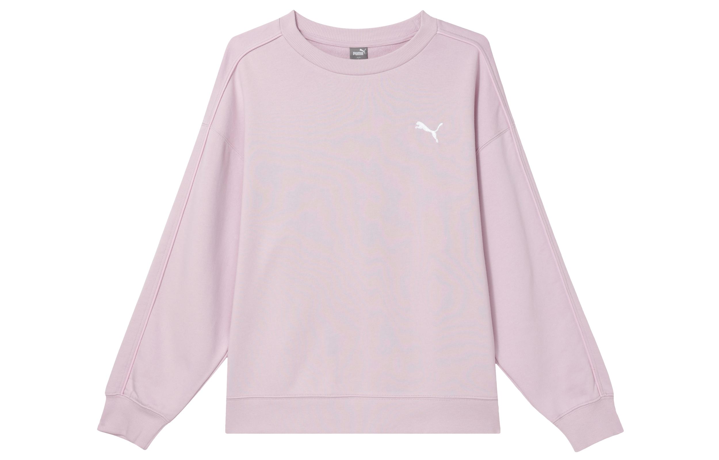 PUMA Sweatshirts Women s Purple Crew Neck Moderate Other 682159-60 XL
