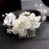 Topmall pearl hairpin accessories first birthday hairpin cubic zirconia hairpin pretty pin