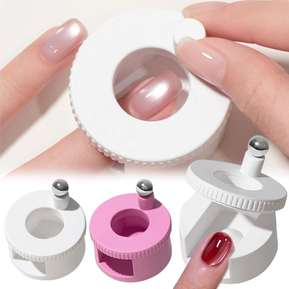 DIY Rotating Cat Eye Magnet Uniform Magnetic Force Automatic Nail Magnet Tool  For Gel Nail Polish