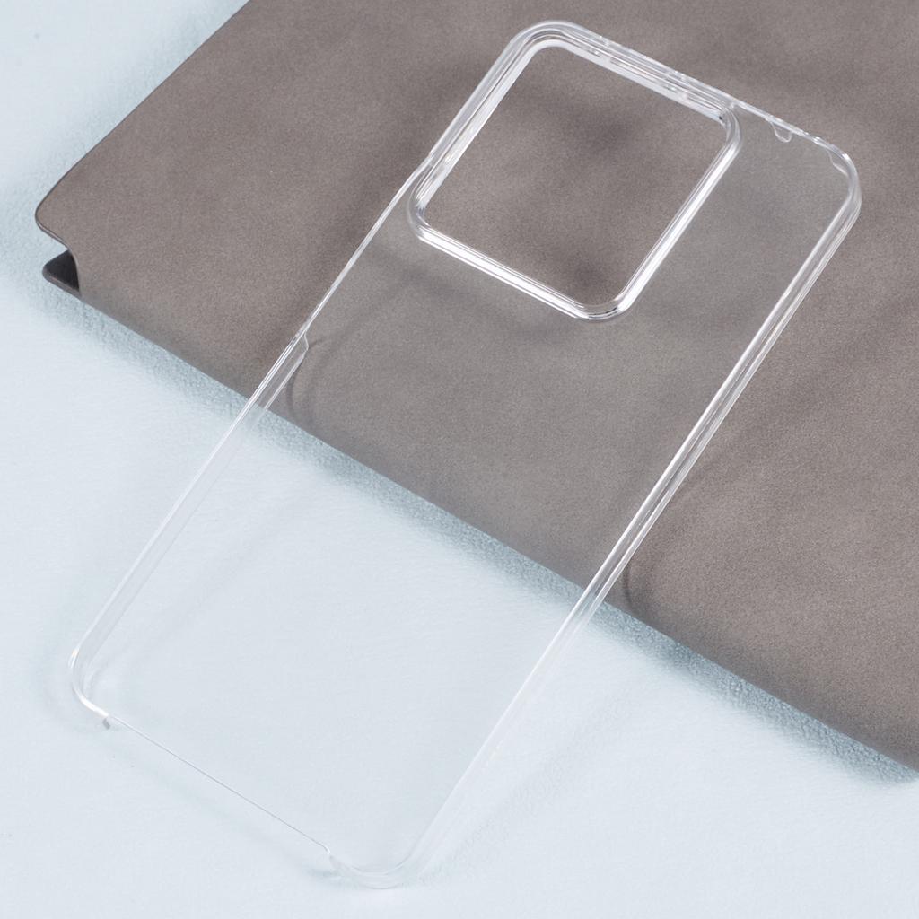 For Xiaomi Redmi Note 13 Pro 5G Clear Phone Case Acrylic+TPU Shockproof Back Cover with PET Film