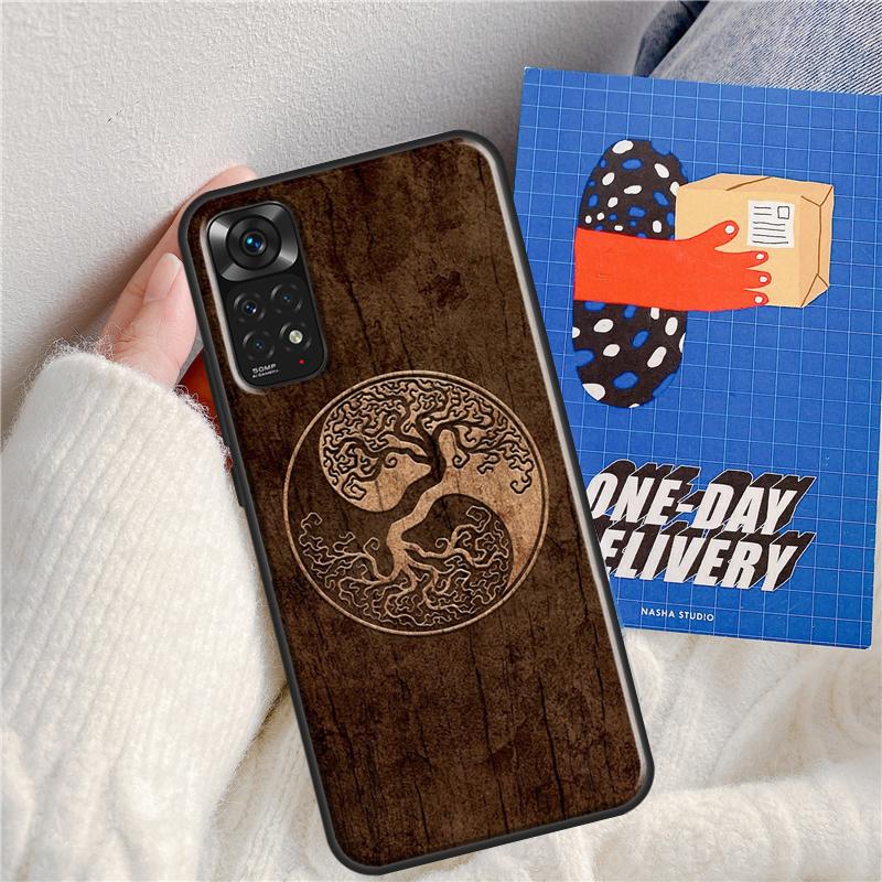 Lebensbaum Yin Yang Hülle Für Xiaomi Redmi Note 12 11 9 8 10 Pro Note 12S 11S 9S 10S Hülle Für Redmi 12C 9C 10C