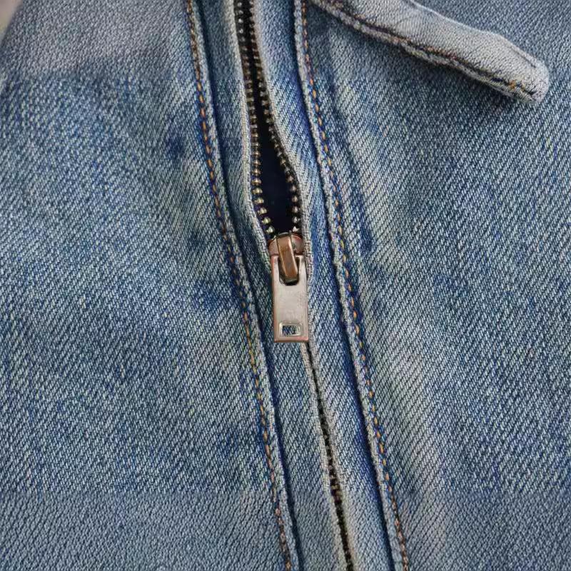 New Spring and Summer Women's Simple Lapel Loose Denim Dress