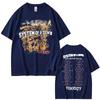 Vintage Rockband System of A Down Toxicity Tour T-Shirt Unisex Damen Gothic Punk Rock T-Shirts Unisex Hip Hop Oversized T-Shirts