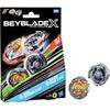 Beyblade X Gale Wyvern 3-60T & Sword Dran 3-80B Dual Pack Set Right Spin Tops for Boys and Girls Ages 8+