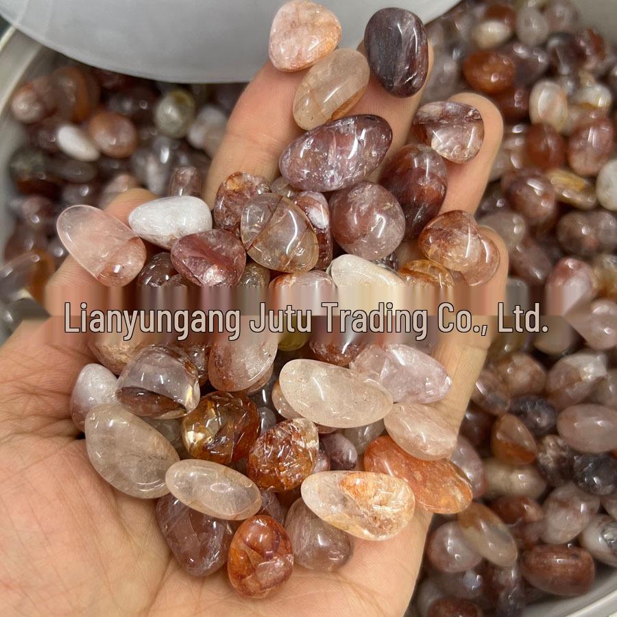 Natural Crystal Agate Jade Gemstone Ornaments for Bonsai or Fish Tanks (12-15mm)